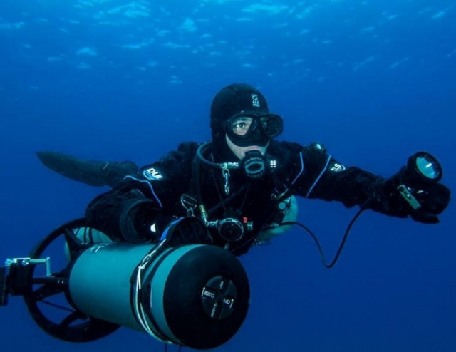  Technisches Tauchen Lanzarote Sidemount-Tauchen mit Torpedos 
